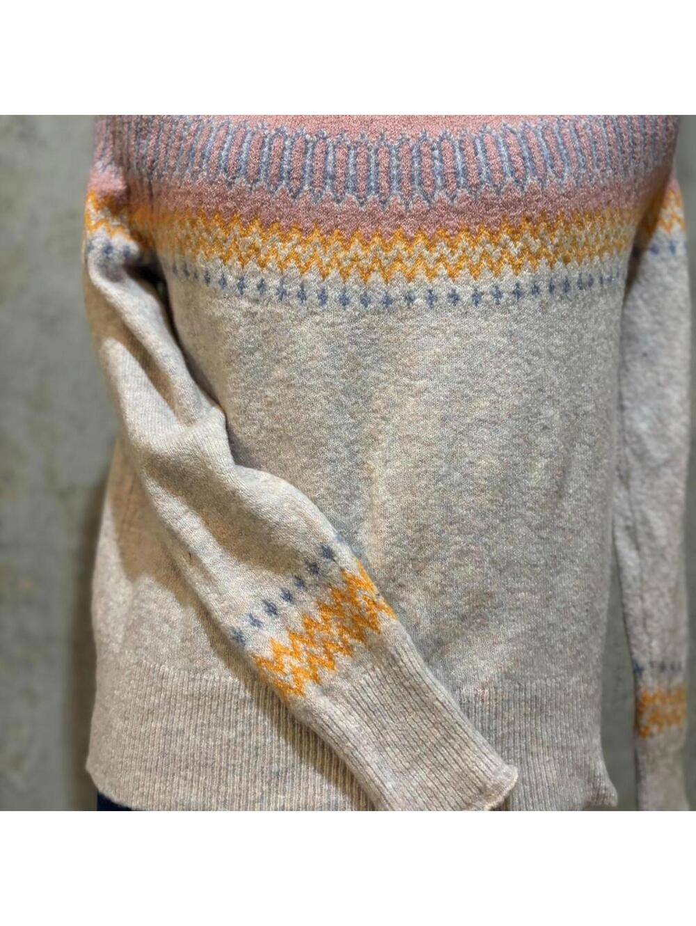 J.Crew Women's Multi and Pink Sweater - Picture 3 of 7